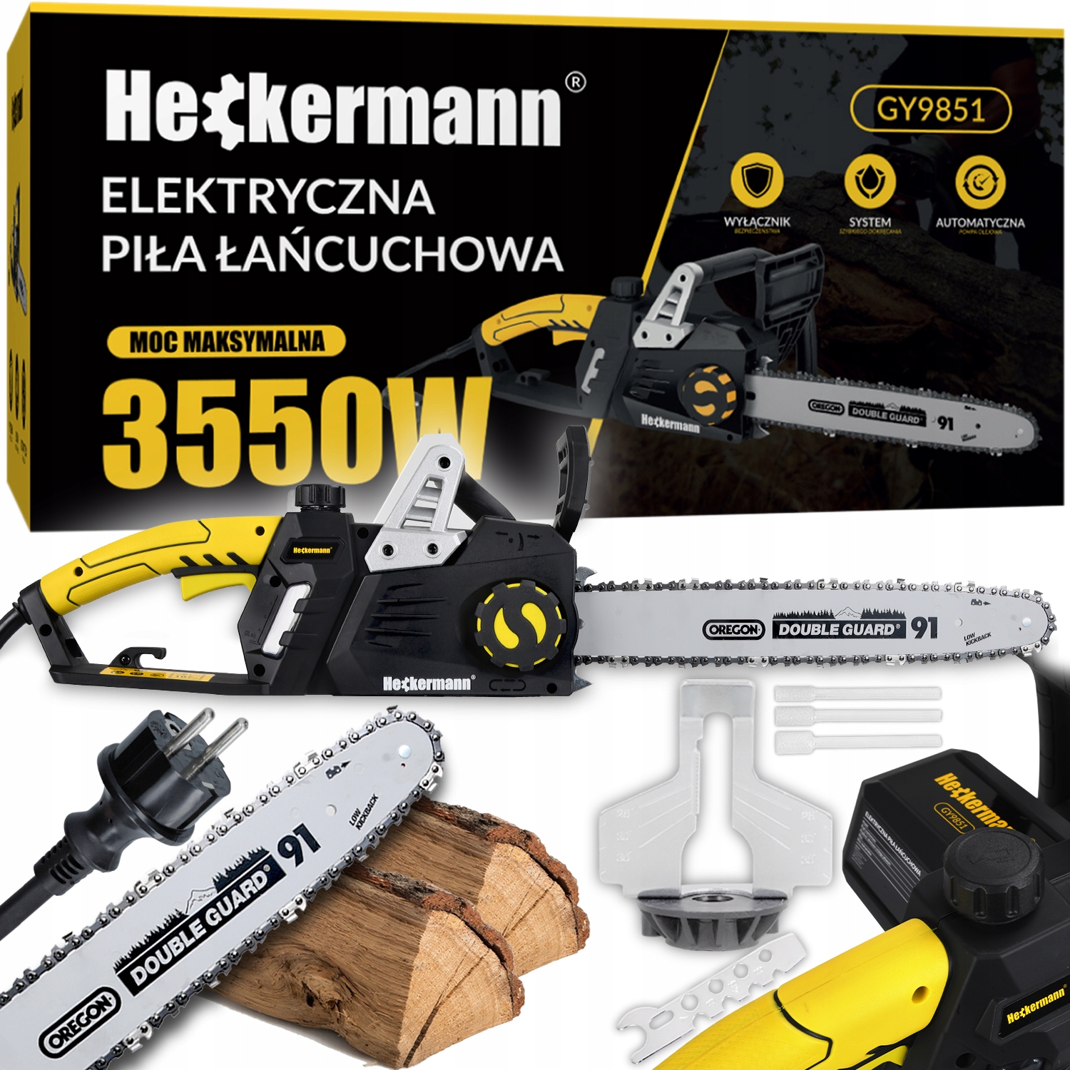 Reťazová píla Heckermann 3550 W